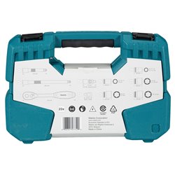 Set de llave de carraca y vasos MAKITA B-65589