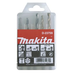 Set de brocas , 5 pcs, 1/4'' MAKITA D-23759