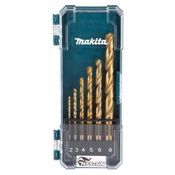 Set de brocas de metal  HSS-Tin, 2 - 8 mm, 6 pcs MAKITA D-72833