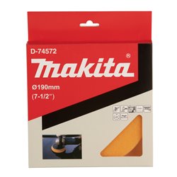 Plato de esponja 190 mm MAKITA D-74572