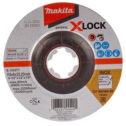 Disco de desbaste X-Lock, 115 x 6,0 mm MAKITA E-00371