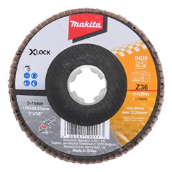 Disco de láminas X-Lock, 125 mm