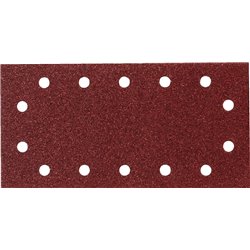 Lijas de velcro 115 x 229 mm 14 agujeros para metal y madera